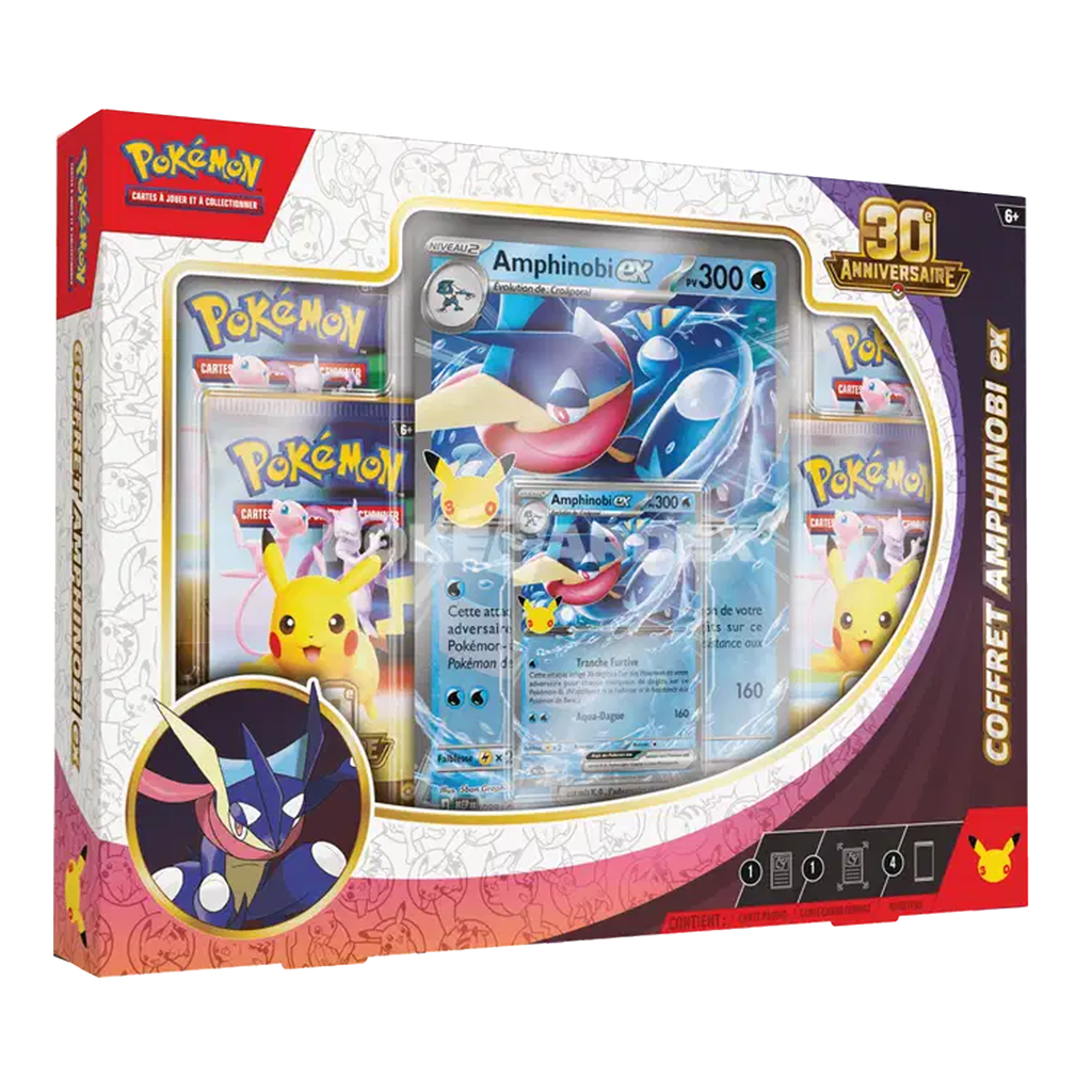 Coffret Amphinobi ex Pokémon 30e Anniversaire