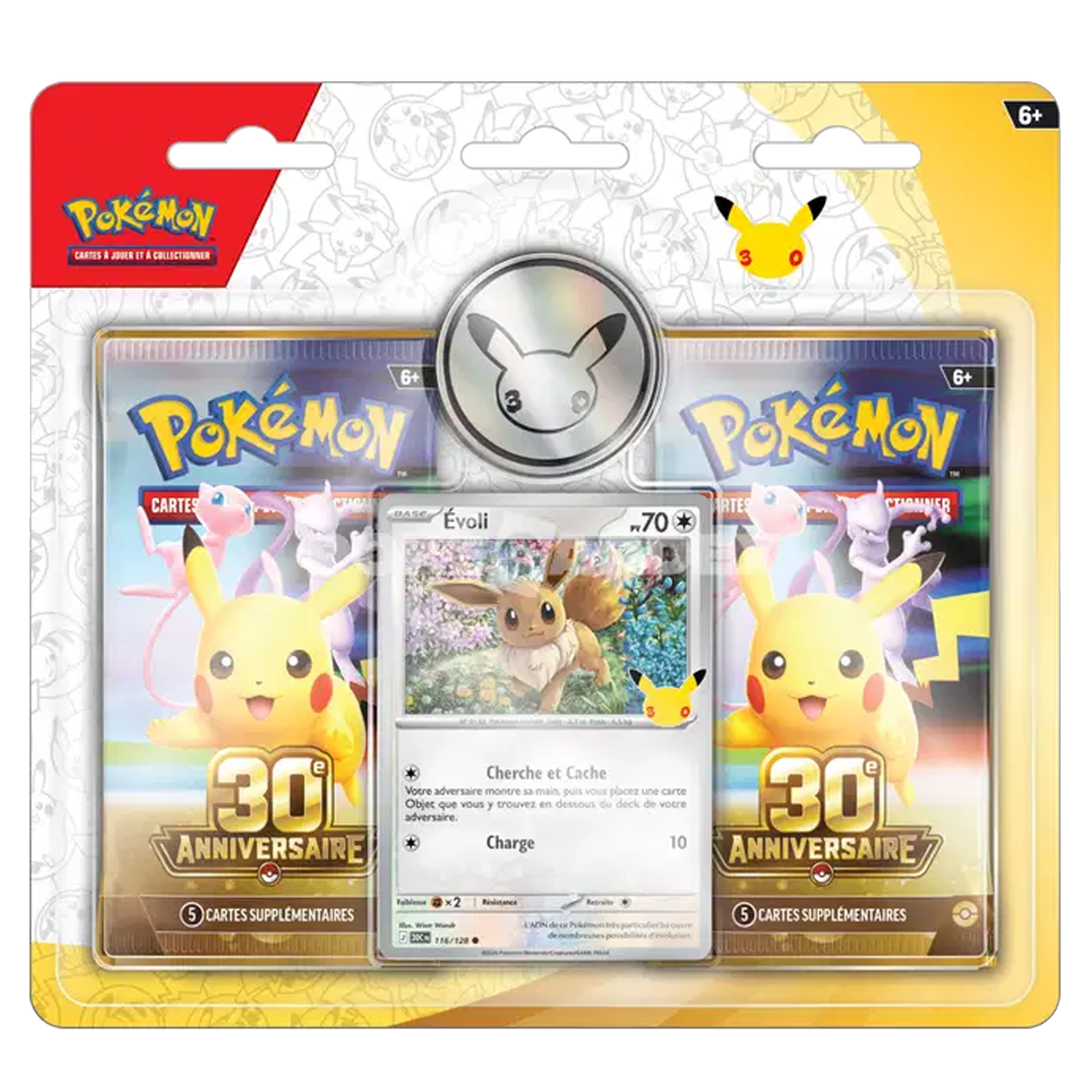 Duopack Évoli Pokémon 30e Anniversaire