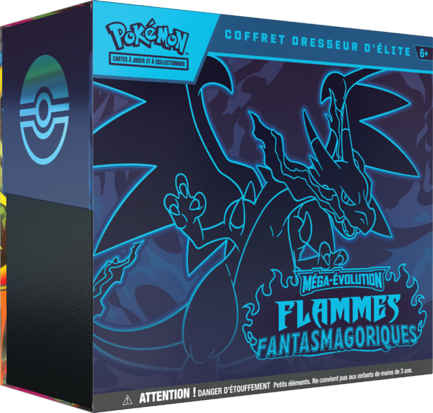 Coffret Dresseur d'Élite ME02 - Méga Évolution Flammes Fantasmagoriques