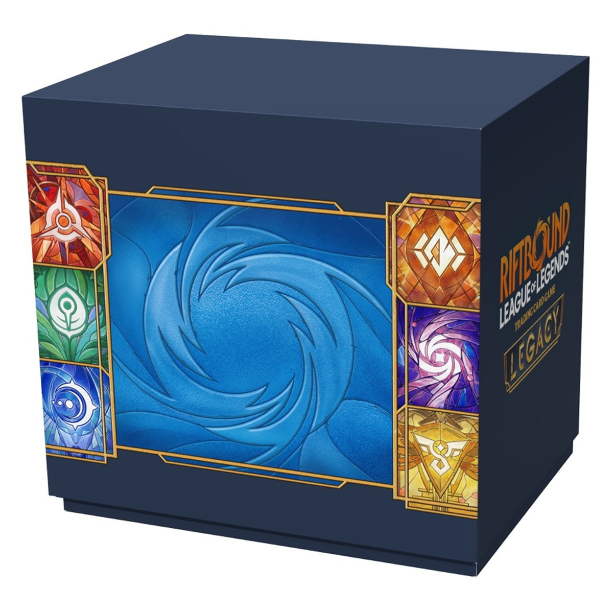 Vault Riftbound Legacy anglais, vue avant de la boîte